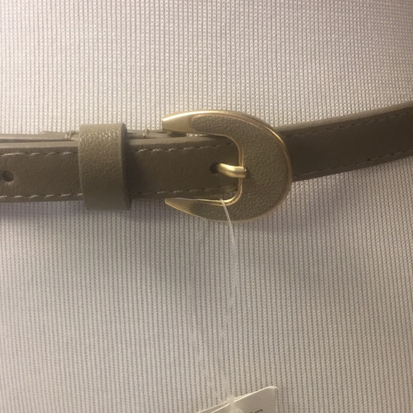 Brown and gold 5 hole neutral Chico’s belt